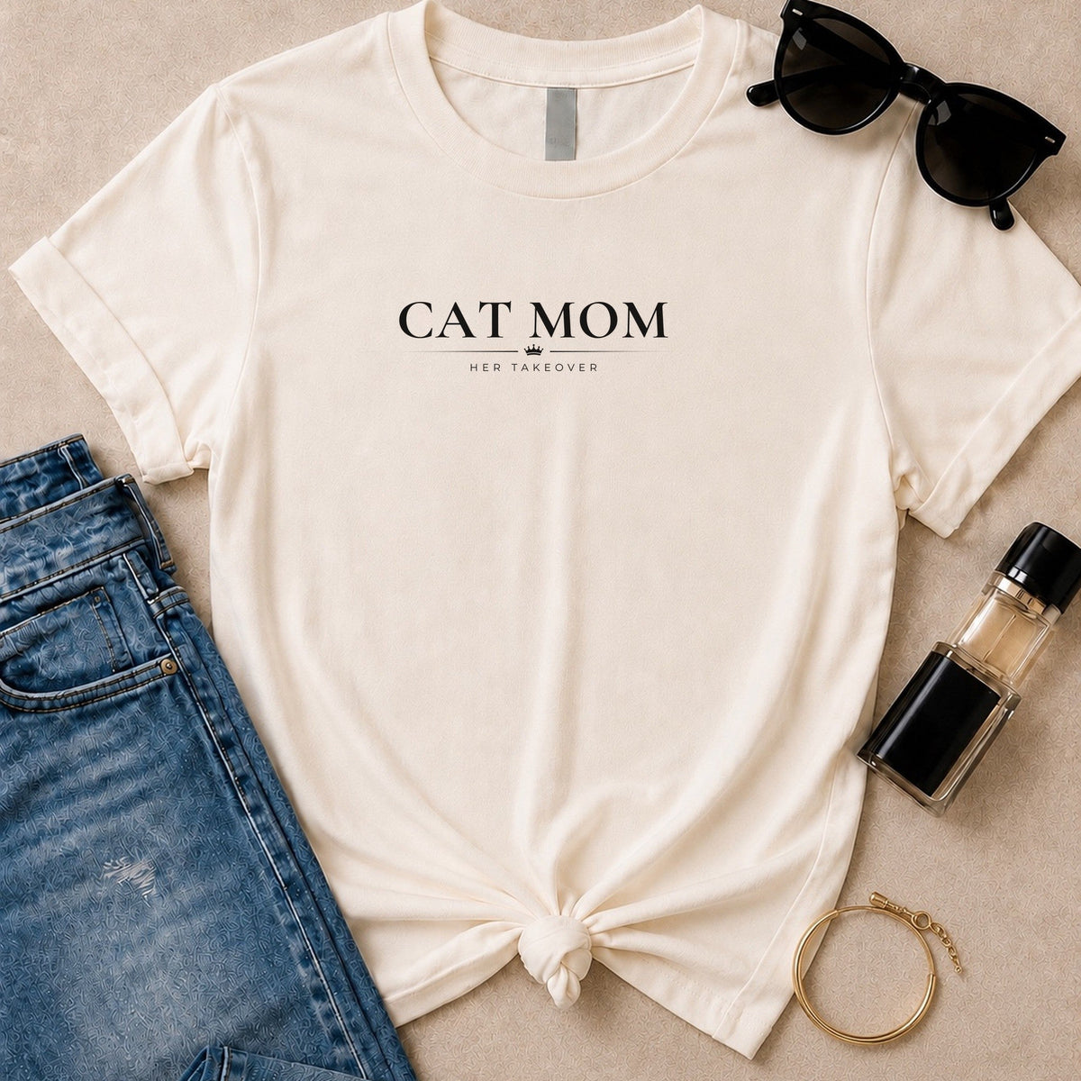 Cat Mom tee