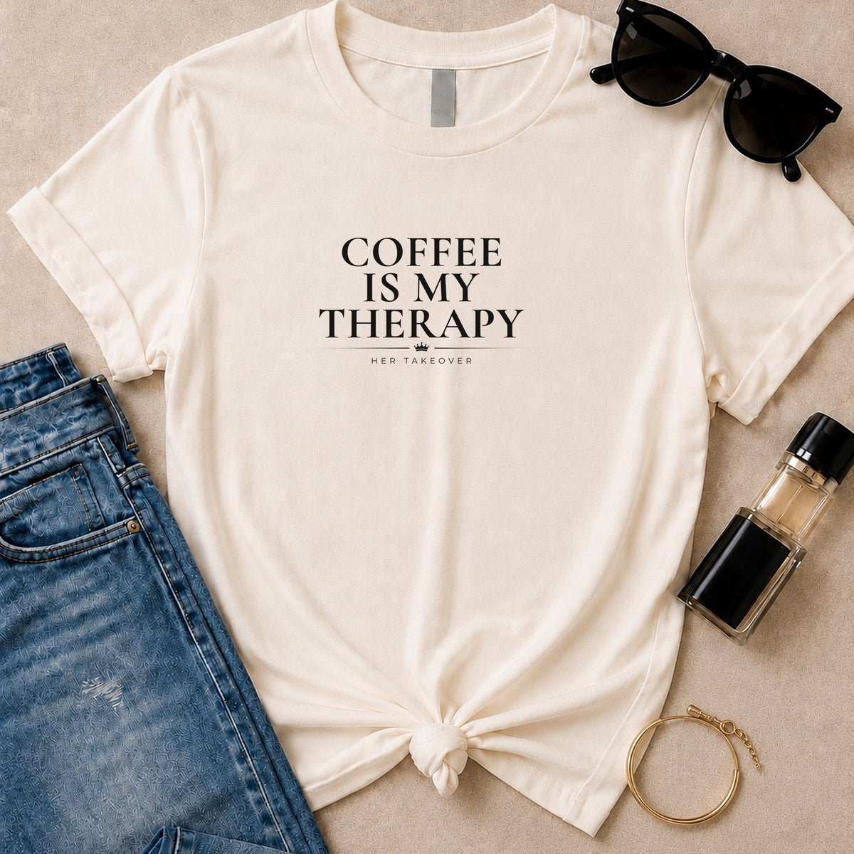 Coffee is my therapy tee