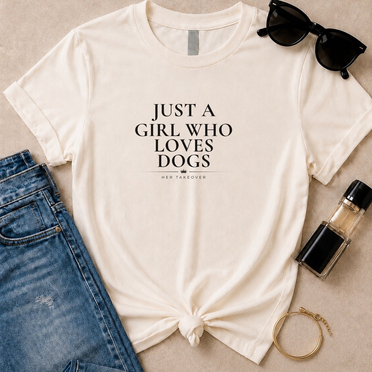 Just a Girl Who Loves Dogs tee