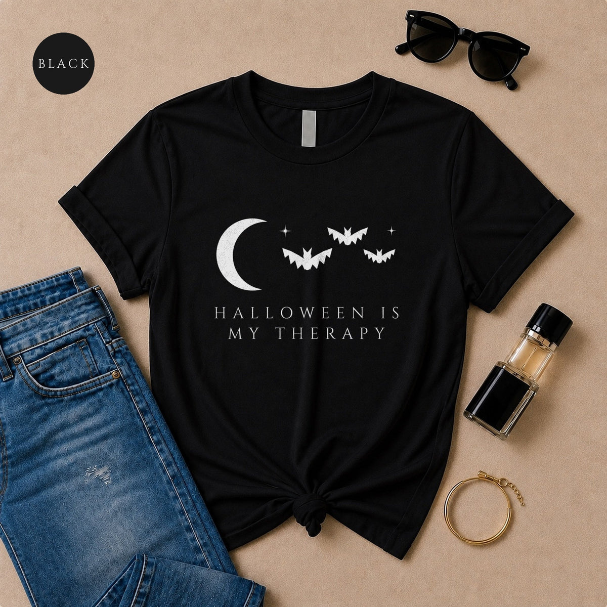 Halloween is my therapy tee