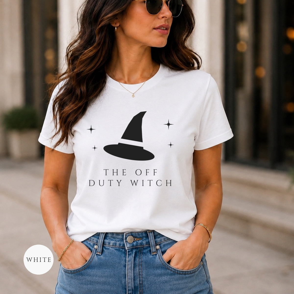 The Off-Duty Witch tee
